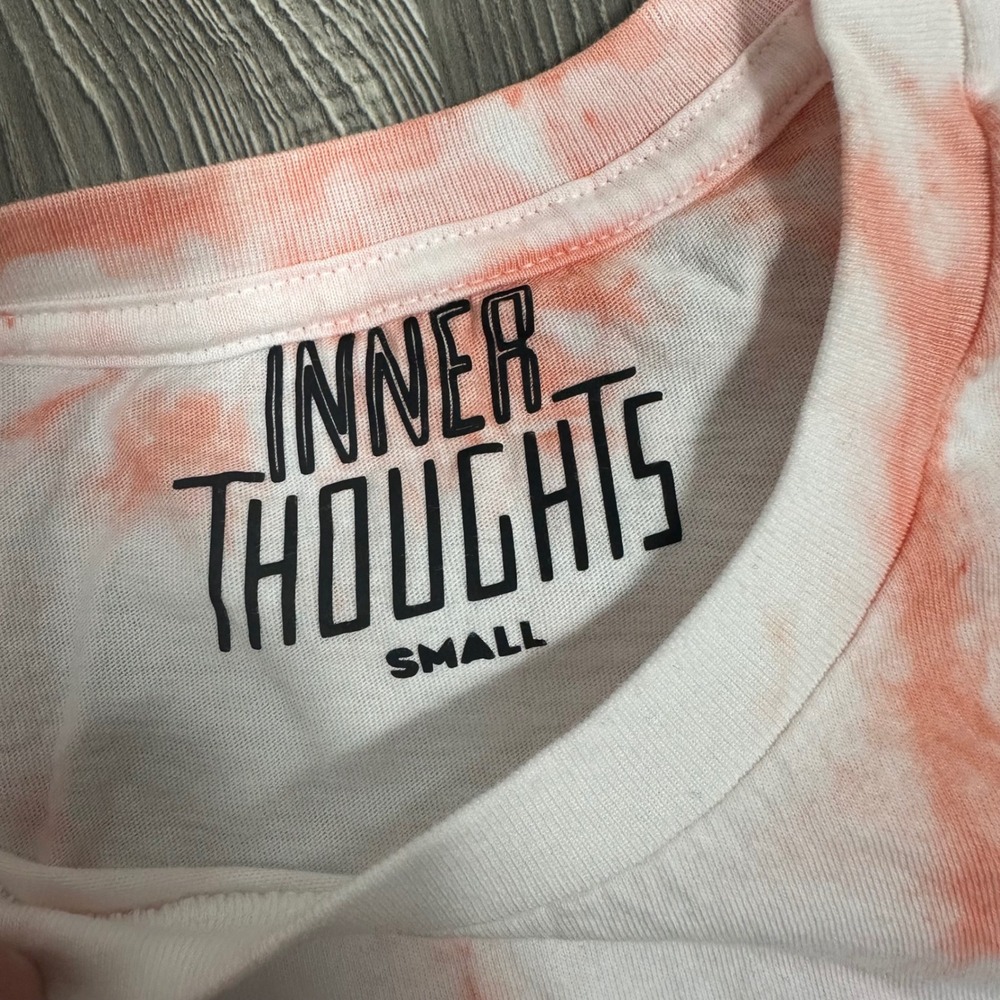 Orange & Pink Tie Dye I Did It For Me‎ w/ Pink Watercolor Effect Boho Summer - Picture 6 of 7